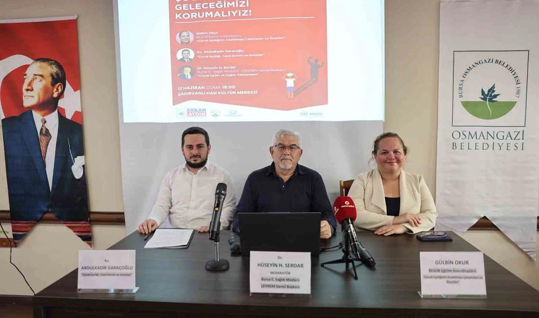 Çocuk işçiliğine karşı ortak ses Osmangazi’den yükseldi Çocukların geleceğine sahip çıkan Osmangazi Belediyesi, “Çocuklar Geleceğimiz; Geleceğimizi Korumalıyız!”