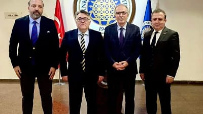 BEUN Rektörü Prof. Dr. İsmail Hakkı Özölçer, Ankara Üniversitesi Rektör