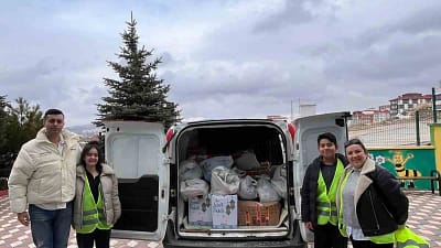 Yozgat Çözüm Koleji öğrencileri ‘İyilikte Yarışalım’ projesiyle askıda ekmek ve