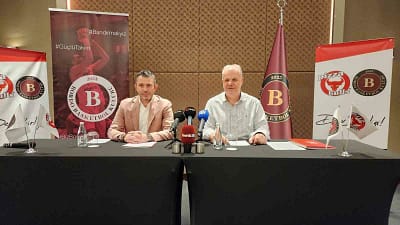 Basketbol Süper Ligi’nin yeni temsilcisi Bandırma Bordo Basketbol ile Pizza