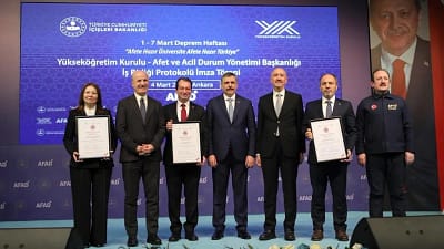 Ondokuz Mayıs Üniversitesi Kentsel Arama ve Kurtarma Ekibi, AFAD tarafından