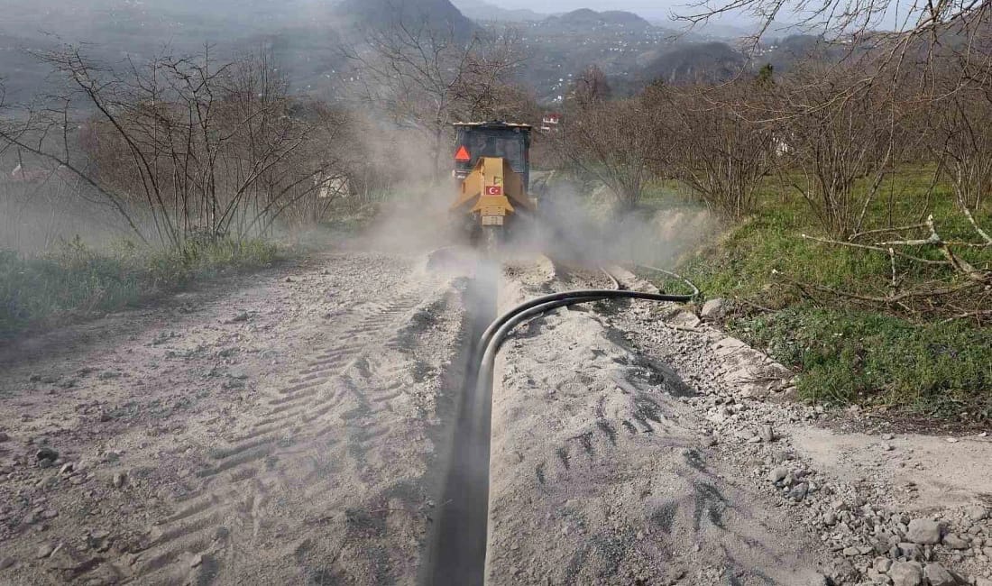 Ordu’da içme suyu altyapısı güçlendiriliyor Ordu Büyükşehir Belediyesi, kent genelinde içme suyu altyapısını güçlendirmek için