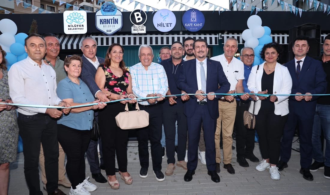 “Kantin Nilüfer”in ilk şubesi açıldı Bursa Nilüfer Belediyesi’nin yerel üreticiyi ve kadın kooperatiflerini destekleyerek kaliteli