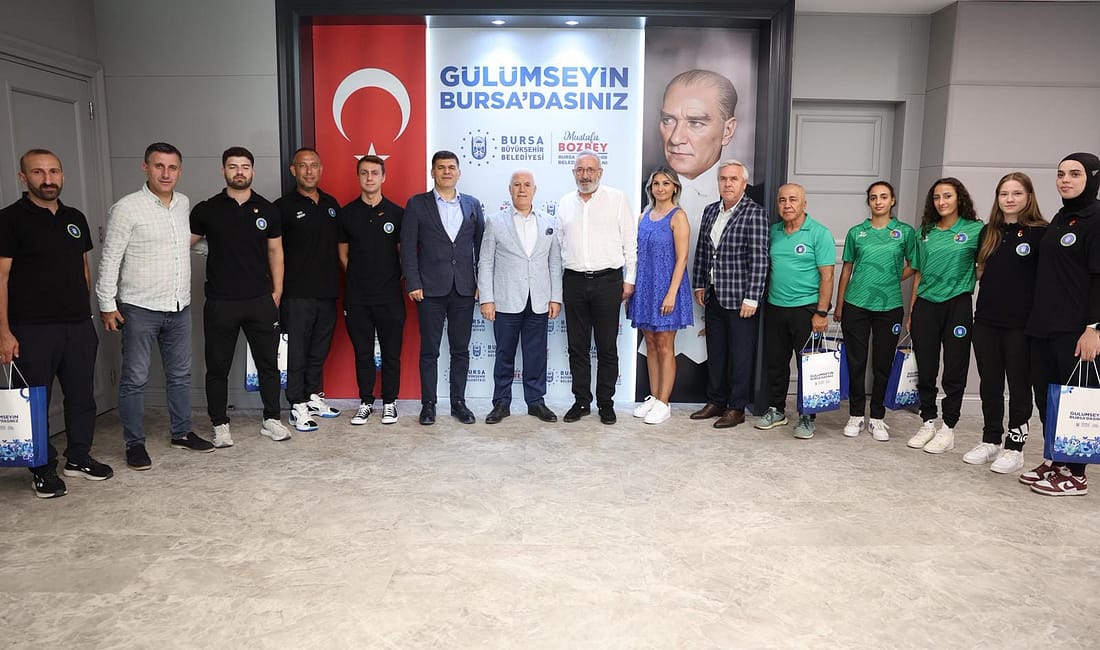 Başkan Bozbey’den şampiyon sporculara tebrik Avrupa ve dünya çapında başarı kazanan Bursa Büyükşehir Belediyesporlu sporcular,