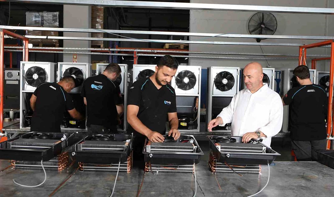 Hurdaya çıkan cihazlar ekonomiye kazandırılıyor Halil Sevük’ün liderliğindeki Uludağ Klima, atıl durumdaki pano soğutucuları yenileyerek