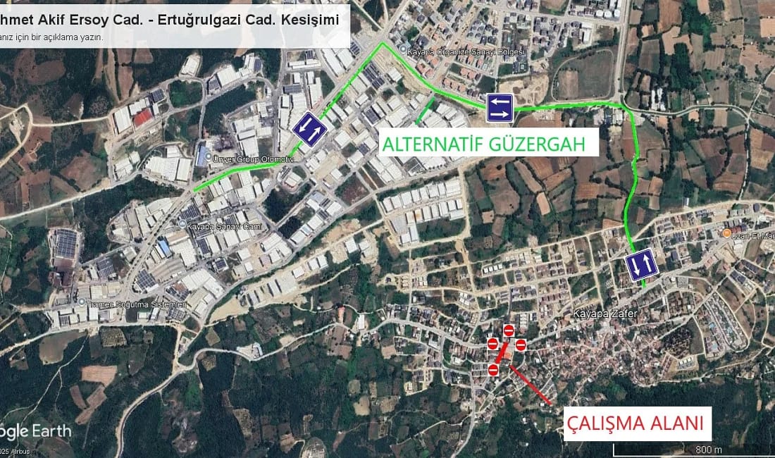 Sürücüler DİKKAT! Bursa’da trafik düzenlemesi yapılacak Bursa Büyükşehir Belediyesi Su ve Kanalizasyon İdaresi (BUSKİ) tarafından yürütülen