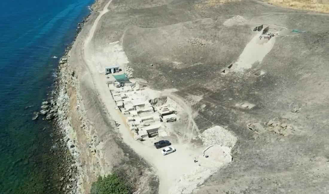 Trakya’nın en büyük antik tiyatrosunda kazılar sürüyor Tekirdağ’ın Marmaraereğlisi ilçesinde yer alan 5 bin yıllık Perinthos Antik