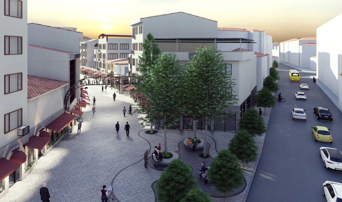 İnegöl Uzun Sokak tarihi kimliğine kavuşuyor İnegöl Belediyesi’nin “Tarihi Çarşı” projesi içerisinde yer alan Tarihi Uzun