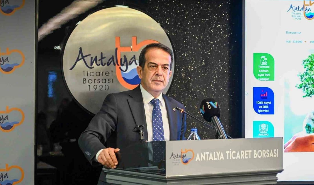 ATB Başkanı Ali Çandır: Nar üretimi beklentinin yüzde 25 altında ama kaliteli Antalya Ticaret Borsası Ekim ayı meclisinde konuşan Ali Çandır, nar