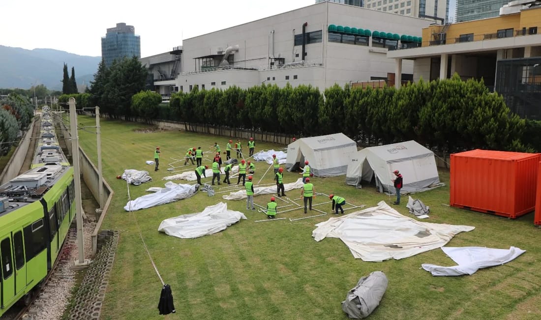 BURULAŞ personeli afetlere hazırlanıyor Bursa Büyükşehir Belediyesi iştiraki BURULAŞ, olası afet ve acil durumlara