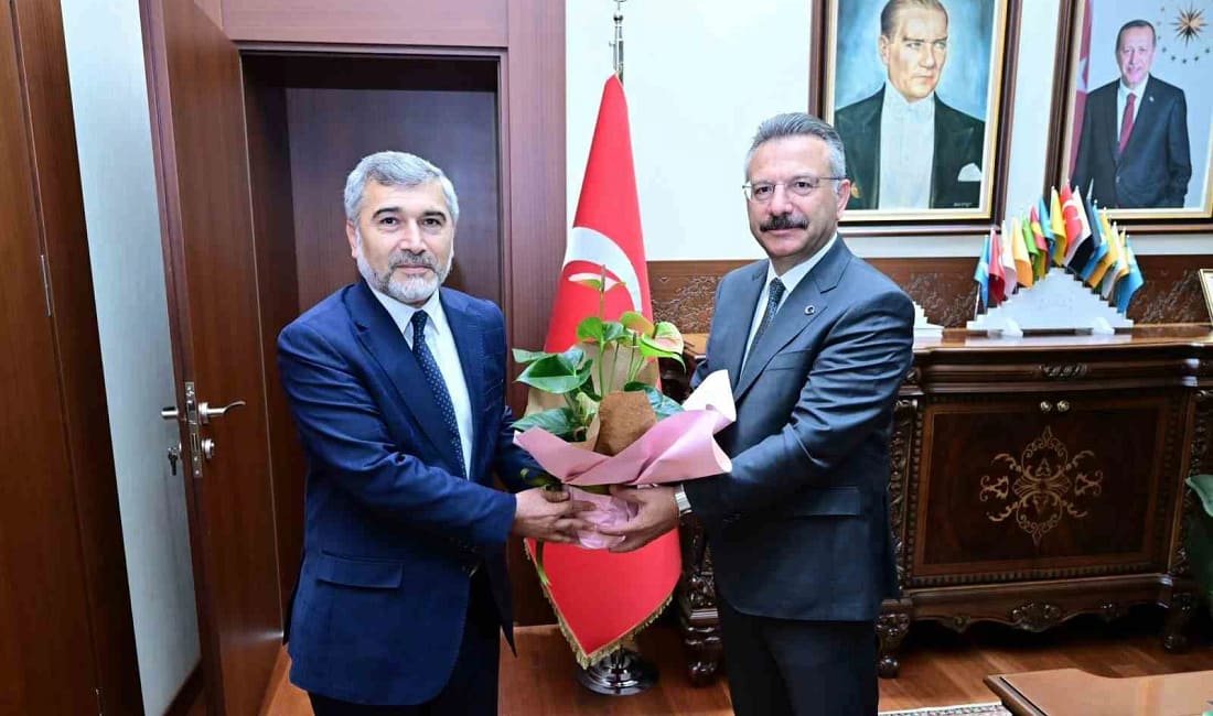 Eskişehir Valisi Aksoy’dan Camiler ve Din Görevlileri Haftası mesajı Eskişehir Valisi Hüseyin Aksoy, İl Müftüsü Muharrem Gül’ü kabul ederek