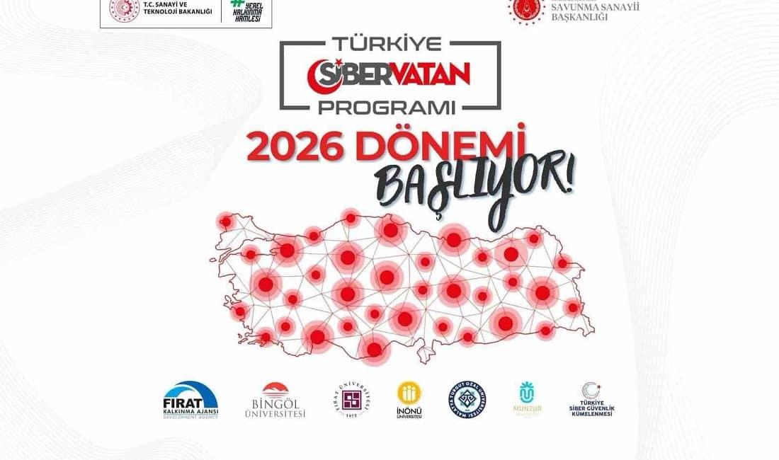 Türkiye Siber Vatan Programı 2026’da 81 ilde uygulanacak Sanayi ve Teknoloji Bakanlığı koordinasyonunda yürütülen Türkiye Siber Vatan Programı,