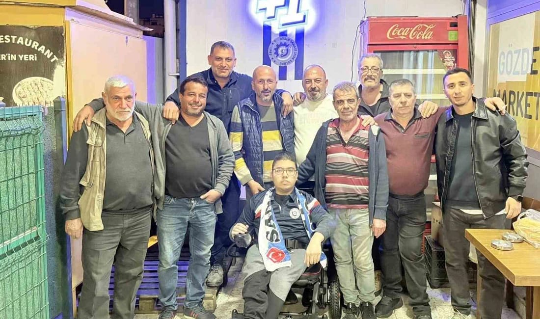 Sanayispor hayalini gerçekleştirdi Emre tribüne artık tek başına gidecek Aydın’da doğuştan engelli 19 yaşındaki Emre Barlay’ın tribüne tek başına