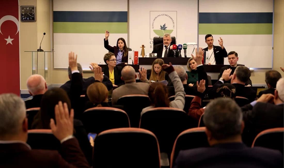 Osmangazi meclisinin aralık toplantısında önemli başlıklar ele alındı Osmangazi Belediyesi’nin aralık ayı olağan meclisi yılın son toplantısında gündem