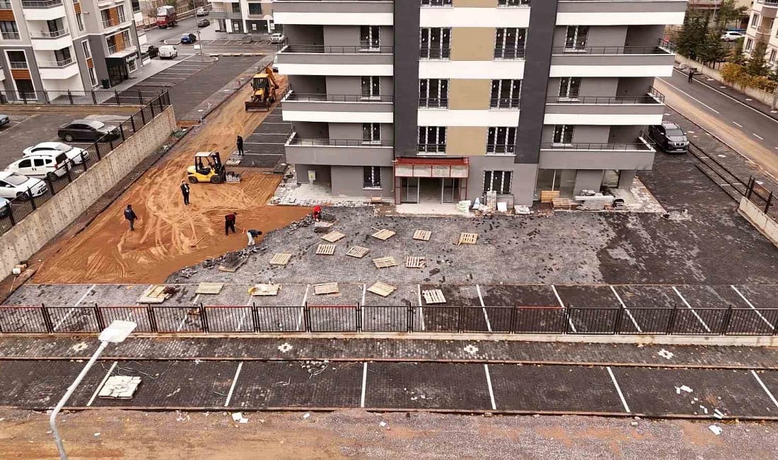 Melikgazi’de kentsel dönüşüm alanına modern dokunuş Melikgazi Belediyesi, Küçükali Mahallesi 2. etap kentsel dönüşüm alanında yürüttüğü