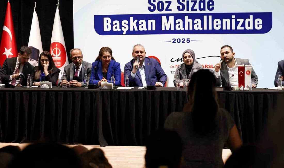 Keçiören’de mahalle buluşmalarında talepler anında çözüldü Başkan Mesut Özarslan’ın katılımıyla Güçlükaya, Tepebaşı ve Yakacık mahallelerinde düzenlenen