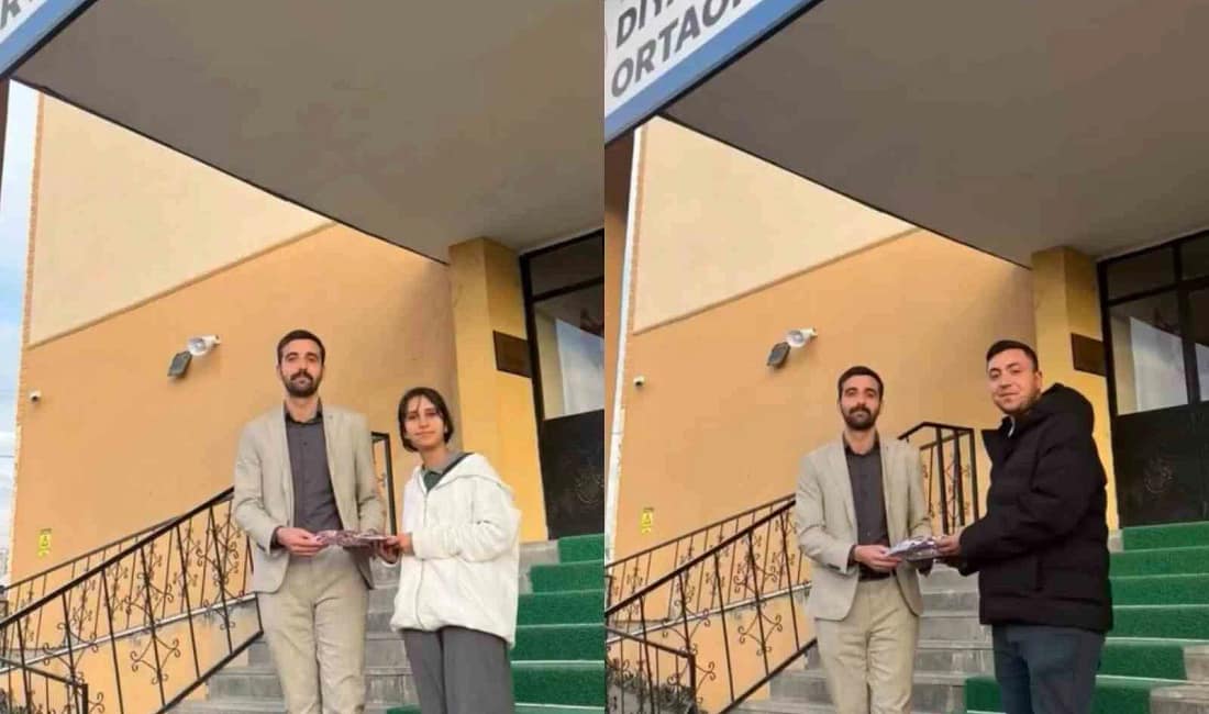 Diyadin’de öğrencinin çevre duyarlılığı örnek oldu Ağrı’nın Diyadin ilçesindeki Diyadin İmam Hatip Ortaokulu’nda yapılan sosyal deneyde,