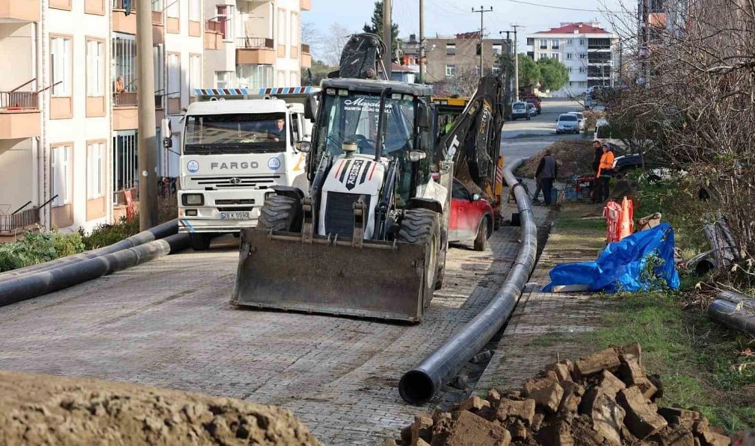 Gülyalı’da içme suyu terfi hatları yenileniyor Ordu Büyükşehir Belediyesi, Gülyalı ilçesinde içme suyu altyapısını güçlendirmek amacıyla