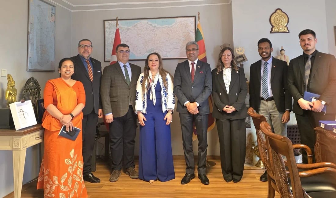 SATKOF heyeti, Sri Lanka’nın Ankara Büyükelçisi Niluka Kadurugamuwa ile sağlık