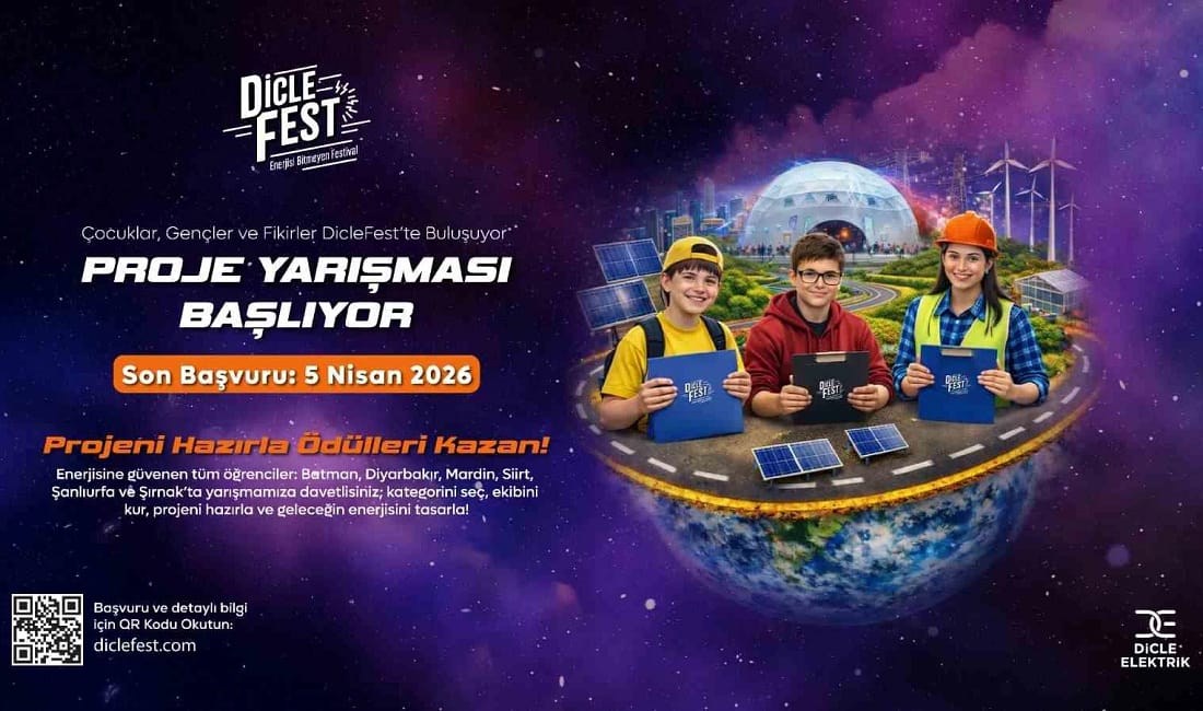 DicleFest’te teknoloji ve bilim yarışmaları başlıyor Dicle Elektrik’in düzenlediği DicleFest kapsamında gençlere yönelik bilim ve teknoloji