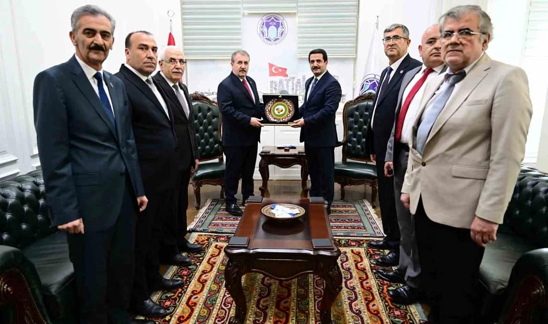 BBP Genel Başkanı Mustafa Destici, Malatya programı kapsamında Battalgazi Belediye