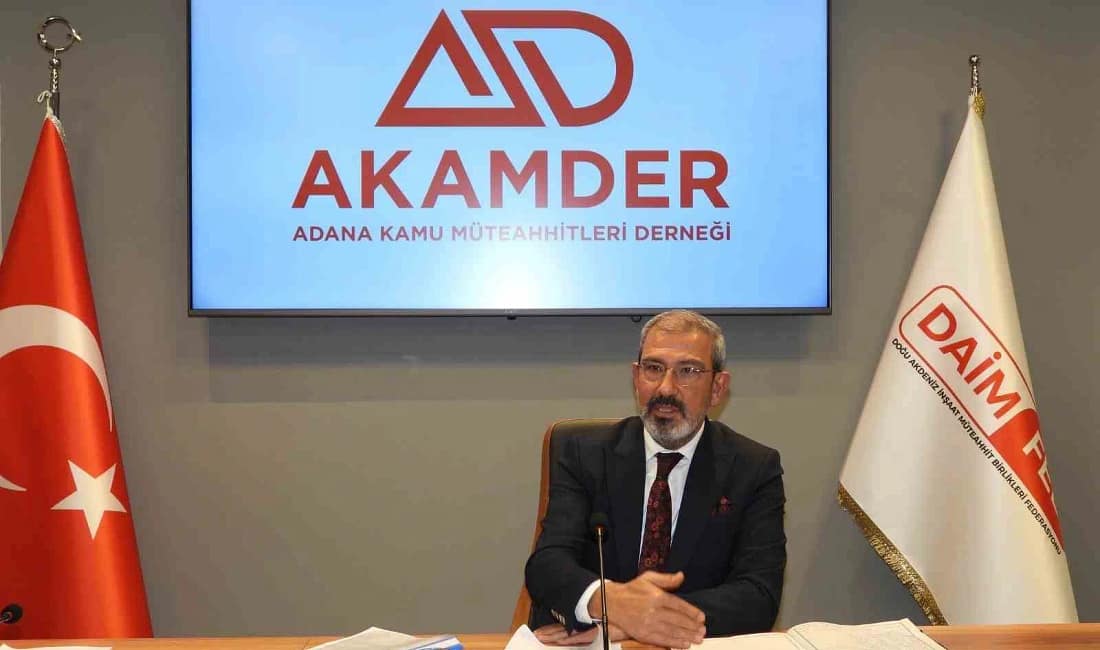 DAİMFED Teşkilat Başkanı Sayım Azmaz, kamu projelerinde aylardır hakediş ödemesi