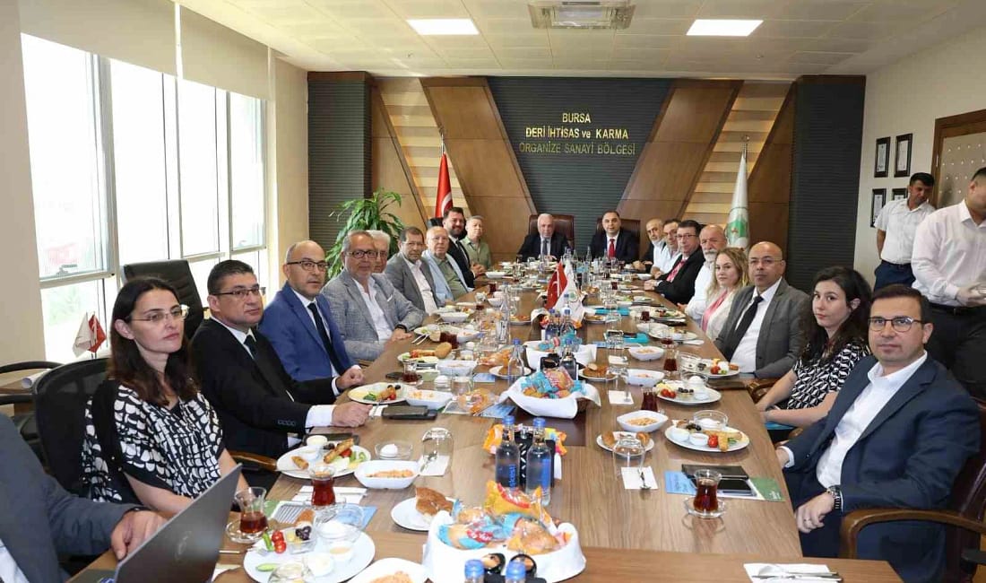 Başkan Şadi Özdemir sanayicilerle buluştu Nilüfer Belediye Başkanı Şadi Özdemir, Deri İhtisas ve Karma Organize