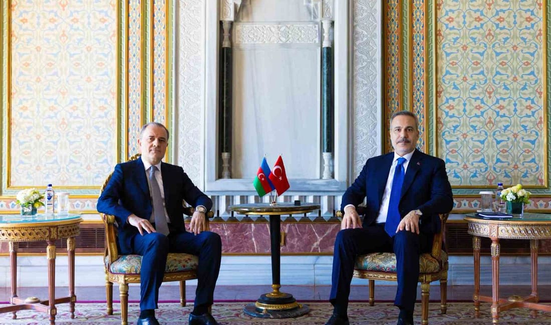 Dışişleri Bakanı Fidan, Azerbaycanlı mevkidaşıyla görüştü Dışişleri Bakanı Hakan Fidan, Azerbaycan Dışişleri Bakanı Ceyhun Bayramov ile