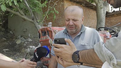Kelesli çiftçi Ramazan Doğru, 40 kilometre mesafeden lastiği patlak traktörüyle