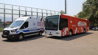 Bursa Büyükşehir Belediyesi, Harmancık’taki yangın bölgesine doktor, hemşire ve psikologlardan