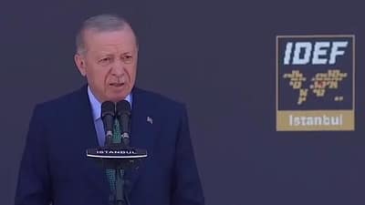 IDEF 2025’te konuşan Cumhurbaşkanı Erdoğan, Gazze’deki zulmü kınarken savunma sanayiinde