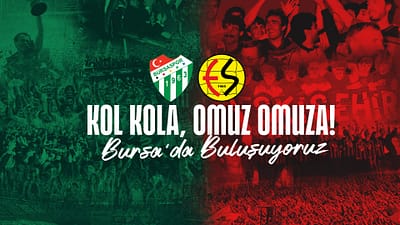 Bursaspor Başkanı Enes Çelik ve Eskişehirspor Başkanı Ulaş Entok, 16