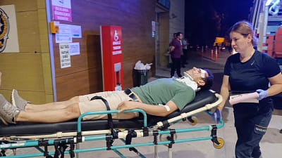 İnegöl-Domaniç yolunda alkollü sürücünün neden olduğu kazada biri polis memuru