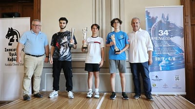 Bursa Büyükşehir Belediyesporlu genç satranççı Burak Alp Mutlu, Yunanistan'daki uluslararası
