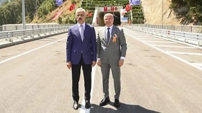 Bakan Uraloğlu’nun Doğancı Tüneli açılışı kapsamında Bursa’ya yaptığı ziyaret, ulaşım