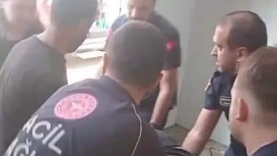 Osmangazi’de yük taşımak için kullanılan asansör 2. kattan zemine düştü,