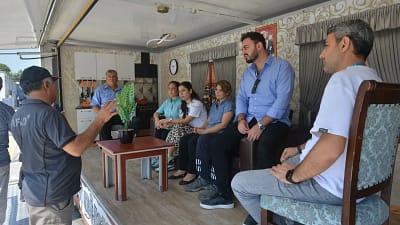 Bursa Büyükşehir Belediyesi BUSKİ Genel Müdürlüğü çalışanları, AFAD Başkanlığı tarafından