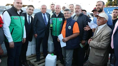 Bursa Büyükşehir Belediyesinin Tarım Peyzaj A.Ş yatırımıyla Mustafakemalpaşa'da hayata geçirdiği Tarım