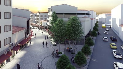 İnegöl Belediyesi’nin “Tarihi Çarşı” projesi içerisinde yer alan Tarihi Uzun