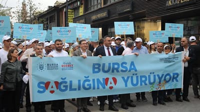 Bursa Büyükşehir Belediyesi, ‘Halk Sağlığı Haftası’ çerçevesinde düzenlediği “Bursa Sağlığına
