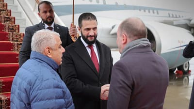 Suriye Devlet Başkanı Ahmed Eş-Şara, Dışişleri ve Savunma Bakanlarıyla birlikte