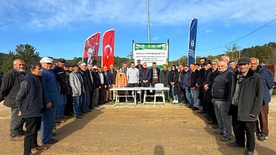Bursa Büyükşehir Belediyesi’nin kırsal kalkınma hamlesi sürüyor 17 ilçede 400