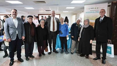 Menemen Belediyesi’nin hayata geçirdiği Huzur Eli Projesi ile 65 yaş