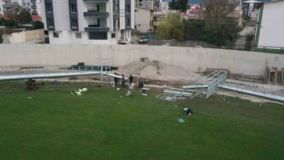 Depremde yıkılan 7 Ocak Stadyumu’nun yerine yapılan yeni proje %35