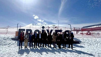 Belçika’nın Ankara Büyükelçisi Hendrik Van De Velde ve beraberindeki heyet,