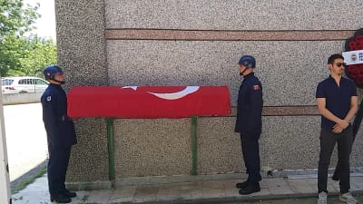 Bursa’nın İnegöl ilçesinde hayatını kaybeden Kıbrıs Gazisi Ramazan Şahin (73),