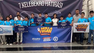 7. Uluslararası Kelebek Robot Olimpiyatları’na damga vuran Molla Yegan Çocuk