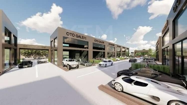 Bursa Yenişehir’e modern oto galeri sitesi 100 milyon liralık yatırımla kurulan, kendi elektriğini üretecek GES sistemli