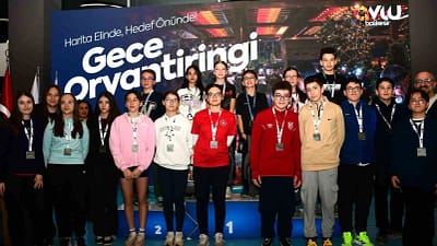 Balıkesir Büyükşehir Belediyesi’nin Avlu Yaşam Merkezi’nde düzenlediği gece oryantiringi yaklaşık