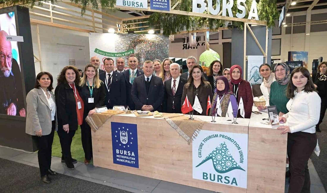 Bursa turizm potansiyeliyle ITB Berlin’de tanıtıldı Bursa Büyükşehir Belediyesi, dünyanın en büyük turizm fuarlarından ITB Berlin’de
